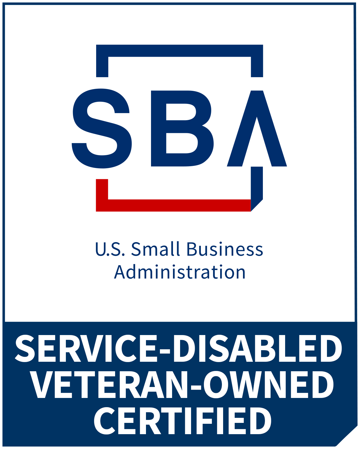 U.S. Small Business Administration Service-Disabled Veteran-Owned Small Business (SDVOSB) certification mark